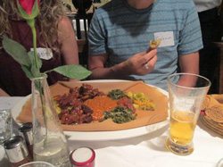 Injera, Vegetarian Shiro Beyaynetu